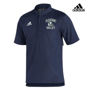 PV JR FB Adidas Sideline 21 woven Light Weight short sleeve 1/4 zip pullover-Team Navy (M-2X, 4X)