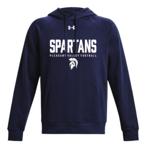 PV JR FB Under Armour UA Rival Fleece Hoodie Men-Navy