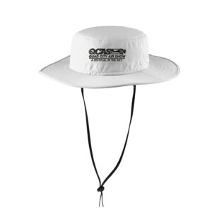 QC Air Show Port Authority Outdoor Wide-Brim Hat-White