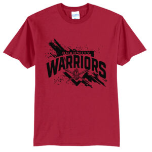 QC Warriors BB Unisex Short Sleeve Tee-Red