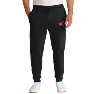 QC Warriors BB Men Core Fleece Jogger with Pockets-Black
