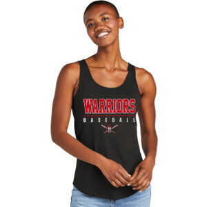 QC Warriors BB District Women’s Perfect Tri Relaxed Tank-Black