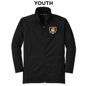 Mayhem BB Sport-Tek Youth Tricot Track Jacket-Black/Black