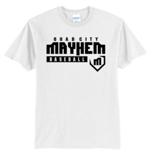 Mayhem BB Unisex Short Sleeve Tee-White