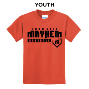 Mayhem BB Youth Short Sleeve Tee-Orange