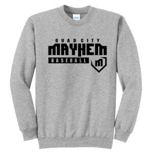 Mayhem BB Unisex Fleece Crewneck Sweatshirt-Athletic heather