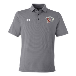 SH Hawks Football Under Armour DRIVE Team Stripe Premium Polo – BLACK