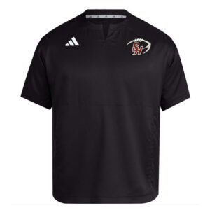 SH Hawks Football Adidas Men Adizero Dugout Cage Jacet – Black (3x, 2x, XS, M, L)