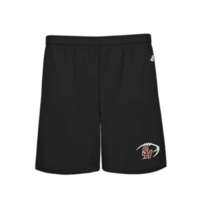 SH Hawks Football Badger B-Core 5″ Pocketed Short Men-Black