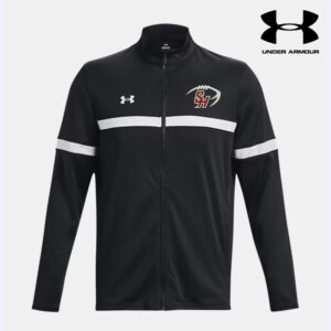 SH Hawks Football Under Armour Men’s Team Knit Warm Up Full Zip-Black/White