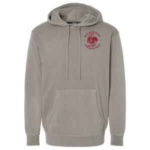 SH Hawks Football Unisex Midweight Pigment-Dyed Hooded Sweatshirt -Cement