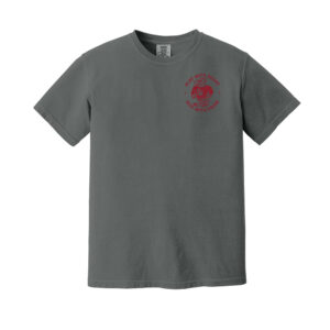 SH Hawks Football Unisex Comfort Colors Pigment Dyed Short Sleeve Shirt-Pepper