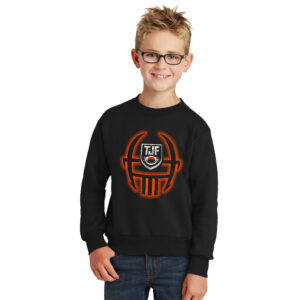 Tiger Junior FB Essential Fleece Crewneck Sweatshirt YOUTH – Black