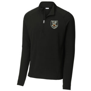 Tiger Junior FB Sport-Wick Flex Fleece 1/4 Zip – Black
