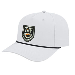 Tiger Junior FB Athletic Rope Cap – White/Black