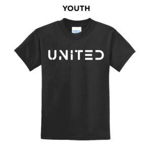 United Soccer Youth Short Sleeve Tee-Black