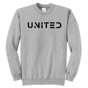 United Soccer Unisex Fleece Crewneck Sweatshirt-Athletic Heather