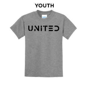 United Soccer Youth Short Sleeve Tee-Athletic Heather