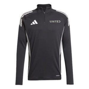 United Soccer Adidas Men TIRO25C  1/4 TOP-BLACK/TEGRFO TEAM ITEM