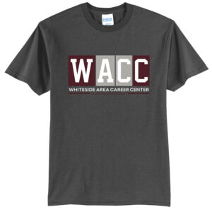WACC Unisex Basic Short Sleeve Tee-Charcoal