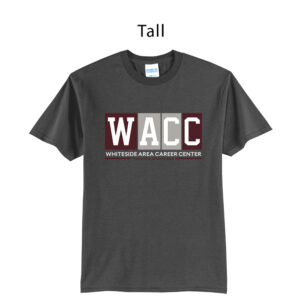 WACC Tall Short Sleeve Tee-Charcoal