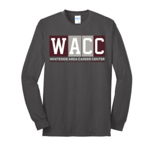 WACC Unisex Cotton Long Sleeve Tee-Charcoal