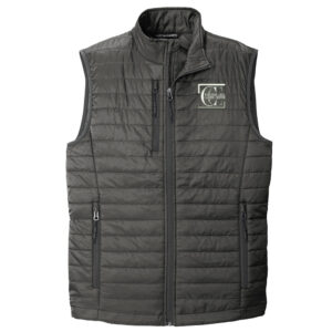 WACC Port Authority Packable Puffy Vest Men-Sterling Grey/Graphtie