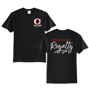 Whittier Staff Unisex Basic Short Sleeve Tee-Black