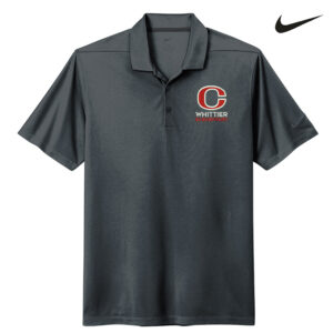 Whittier Staff Nike Dri-FIT Micro Pique 2.0 Polo Men-Anthracite