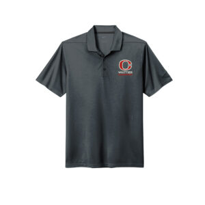 Whittier Staff Nike Dri-FIT TALL Micro Pique 2.0 Polo Men-Anthracite