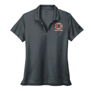 Whittier Staff Nike Ladies Dri-FIT Micro Pique 2.0 Polo-Anthracite