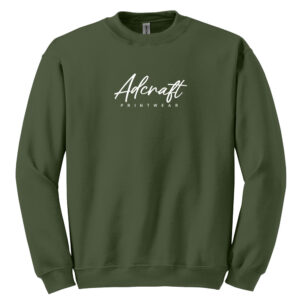 Adcraft Unisex Fleece Crewneck Sweatshirt-Military Green