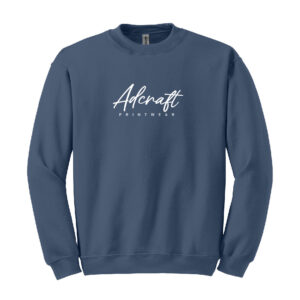 Adcraft Unisex Fleece Crewneck Sweatshirt-Indigo