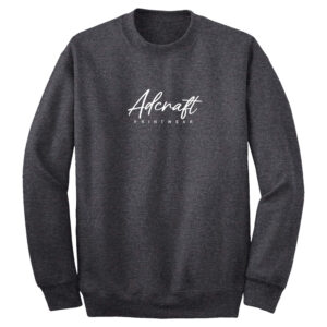 Adcraft Unisex Fleece Crewneck Sweatshirt-Dark Heather