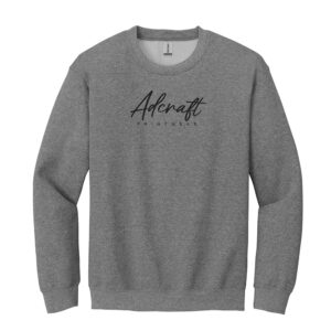 Adcraft Unisex Fleece Crewneck Sweatshirt-Graphite Heather