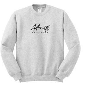 Adcraft Unisex Fleece Crewneck Sweatshirt-Ash