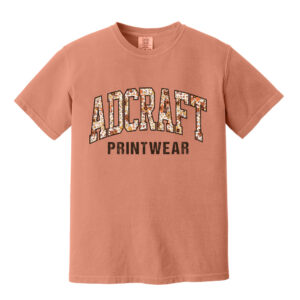 Adcraft Unisex Comfort Colors Pigment Dyed Short Sleeve Shirt-Terracotta
