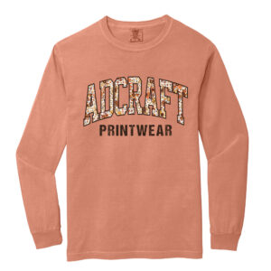 Adcraft Unisex Comfort Colors Heavyweight Ring Spun Long Sleeve Tee-Terracota