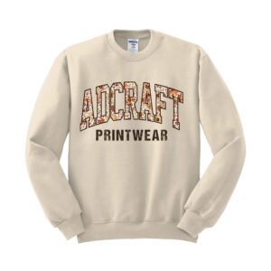 Adcraft Unisex Fleece Crewneck Sweatshirt-Sweet Cream Heather