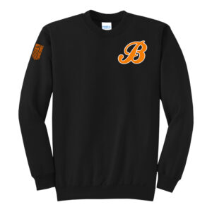 Barnstormers Unisex Fleece Crewneck Sweatshirt-Black