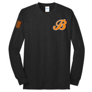 Barnstormers Unisex Cotton Long Sleeve Tee-Black