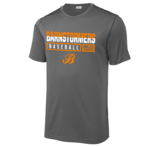 Barnstormers Sport-Tek Men Posi-UV  short Sleeve Tee -Dark Smoke Grey
