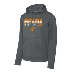 Barnstormers Sport-Tek Sport-Wick Fleece Hooded Pullover Men-Dark Smoke Grey