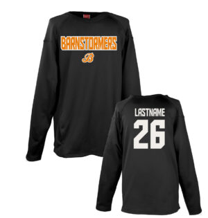 Barnstormers Rawlings  Performance Dugout Fleece Crewneck -Black
