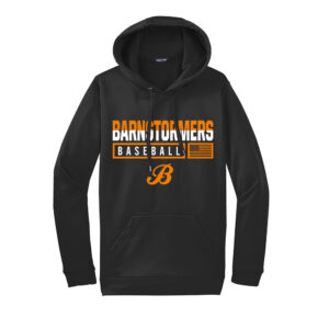 Barnstormers Sport-Tek Sport-Wick Fleece Hooded Pullover Men -Black