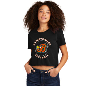 Barnstormer Boltz SB Next Level Women Festival Cali Crop Tee-Black