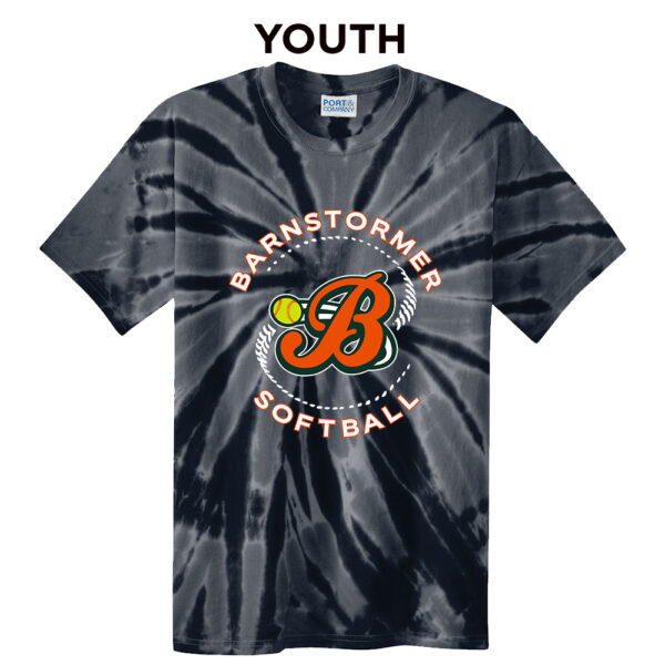 Barnstormer Boltz SB Youth Essential Tie-Dye Tee-Black