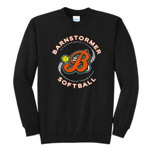 Barnstormer Boltz SB Unisex Core Fleece Crewneck Sweatshirt-Black