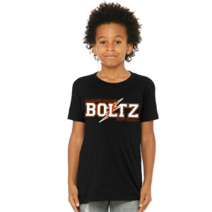 Barnstormer Boltz SB Bella Canvas YOUTH Short Sleeve Jersey tee-Black