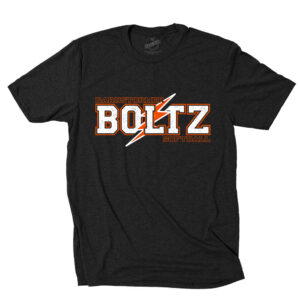 Barnstormer Boltz SB Unisex Rah Rah clothing District Perfect Tri-blend  Crew Tee-Black